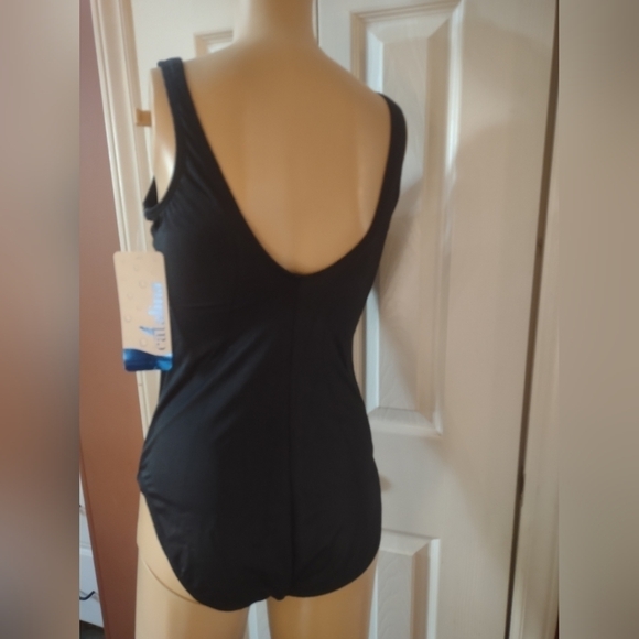 NWT Carolina women's black one piece swim suit bathing suit - Picture 4 of 4